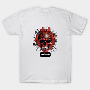 Red Skull Culture, Festival t-shirt, Unisex t-shirt, tees, men's t-shirt, women's t-shirt, summer t-shirt, skull t-shirts, biker t-shirts T-Shirt